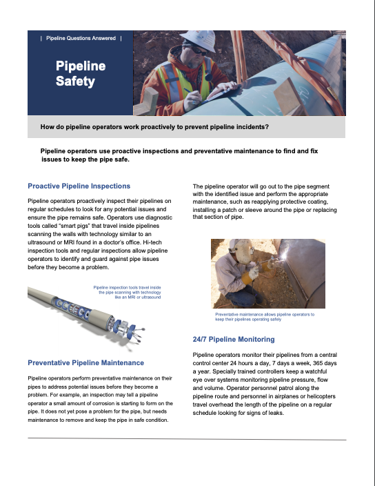 Fact Sheets and Infographics Association of Oil Pipe Lines